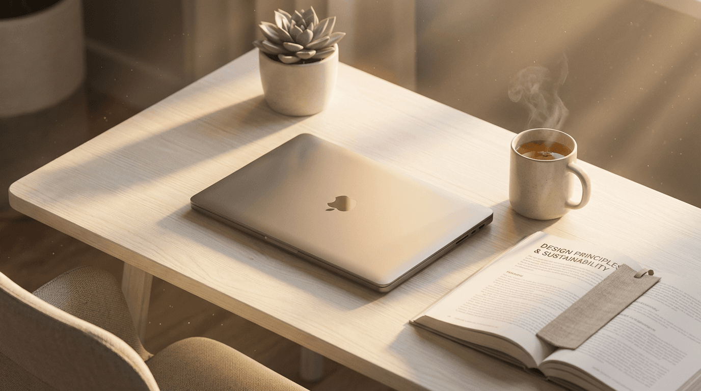 Tutor's desk with progress notes and phone for parent check-ins